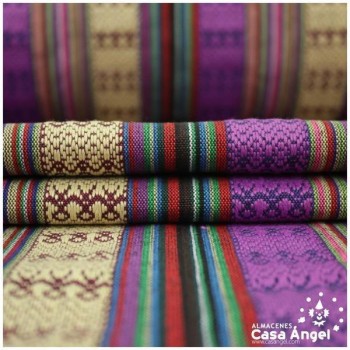 TELA BAYADERA MULTICOLOR SERIE TRIBUS 150cm MOZONTE