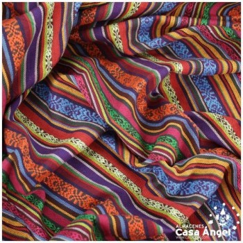 TELA BAYADERA MULTICOLOR SERIE TRIBUS 150cm TAWAHKA
