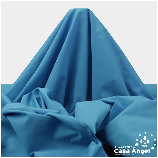 TELA POPELÍN TURQUESA SERIE ANETO 150cm