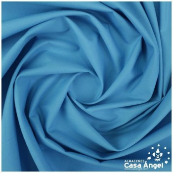 TELA POPELÍN TURQUESA SERIE ANETO 150cm