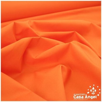 TELA POPELÍN NARANJA SERIE ANETO 150cm