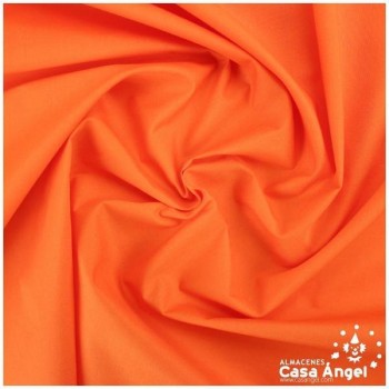 TELA POPELÍN NARANJA SERIE ANETO 150cm