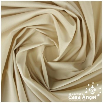 TELA POPELÍN BEIGE SERIE ANETO 150cm