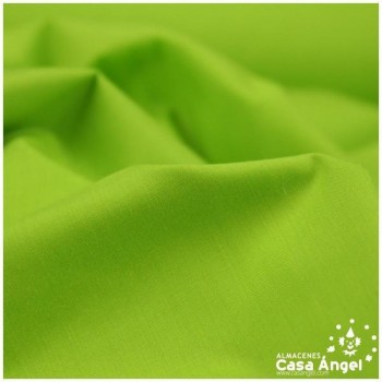 TELA POPELÍN VERDE PISTACHO SERIE ANETO 150cm