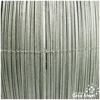 JARRÓN DEOVAL MADERA GLITTER PLATA 78cm