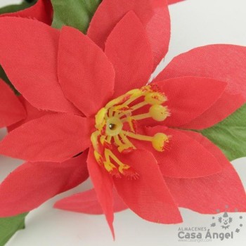 FLOR DE PASCUA ARTIFICIAL MANOJO PEQUEÑO 42cm