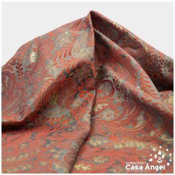 BROCADO DE FLORES LÚREX SERIE ARABIA GOLD 280cm