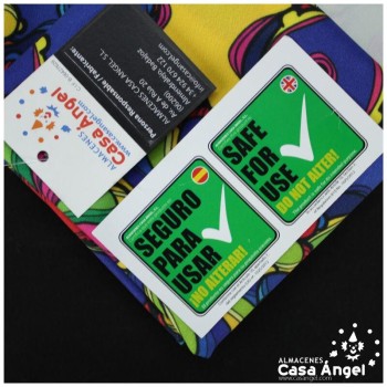 TEJIDO BIOELÁSTICO ESTAMPADO ASPAS 160cm