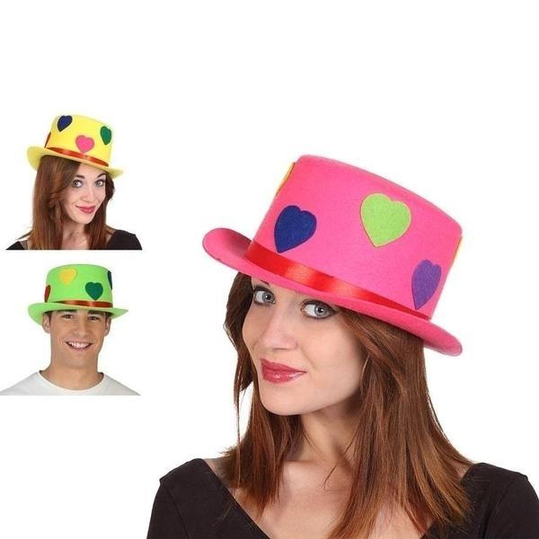 SOMBRERO CHISTERA COLORES CORAZONES