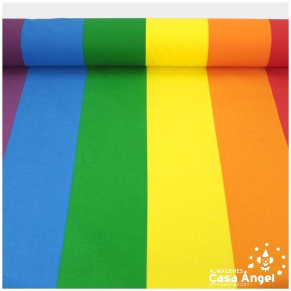 TELA BANDERA LGTBI POR METROS 80cm