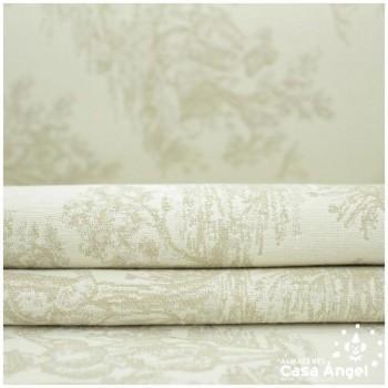 TELA DE TAPICERÍA DE ALGODÓN TOILE DE JOUY SERIE BELLINI LINO 280cm