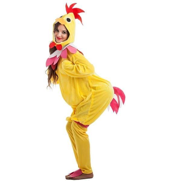 DISFRAZ GALLINA ADULTO MUJER M-L