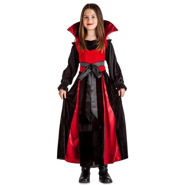 DISFRAZ VAMPIRESA VESTIDO INFANTIL