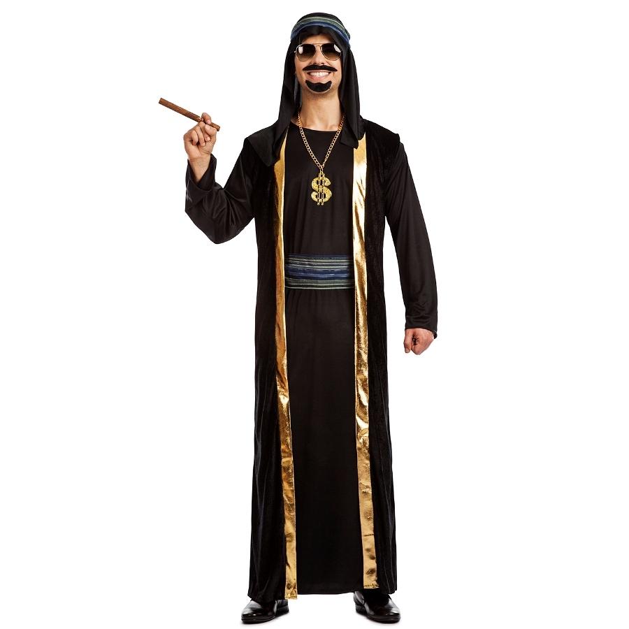 Disfraz Cosplay Jeque Arabe Adulto Halloween Tunica - Redsale
