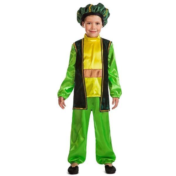 DISFRAZ PAJE GASPAR INFANTIL VERDE