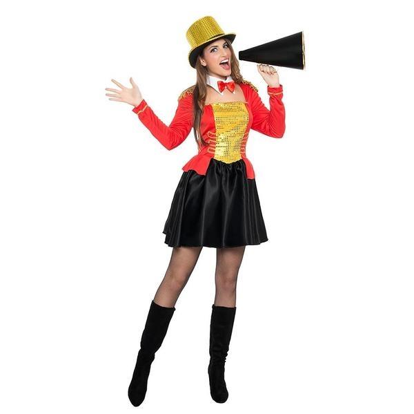 DISFRAZ DOMADORA DE CIRCO ROJA MUJER