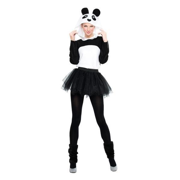 DISFRAZ OSO PANDA TUTÚ MUJER