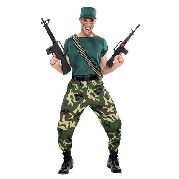 DISFRAZ PARAMILITAR PARA HOMBRE