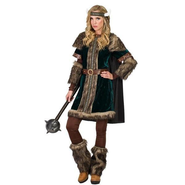 DISFRAZ DE VIKINGA LUJO MUJER ADULTO