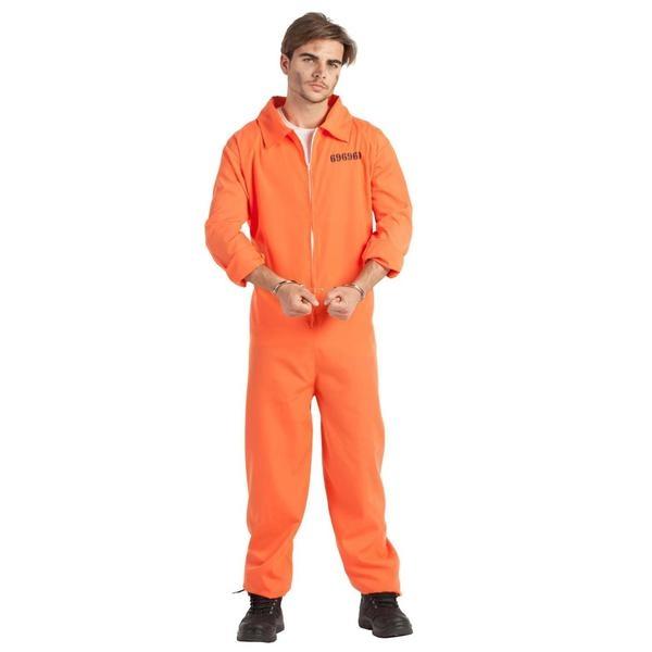 DISFRAZ DE PRESO MONO NARANJA GUANTÁNAMO