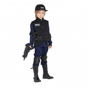 DISFRAZ POLICÍA SWAT INFANTIL