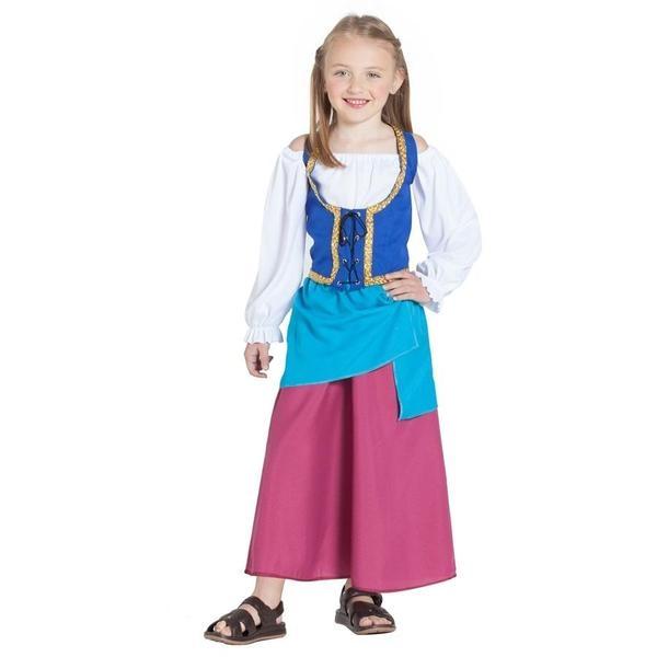 DISFRAZ MESONERA CAMPESINA MEDIEVAL INFANTIL