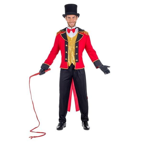 DISFRAZ DOMADOR DE CIRCO ROJO HOMBRE