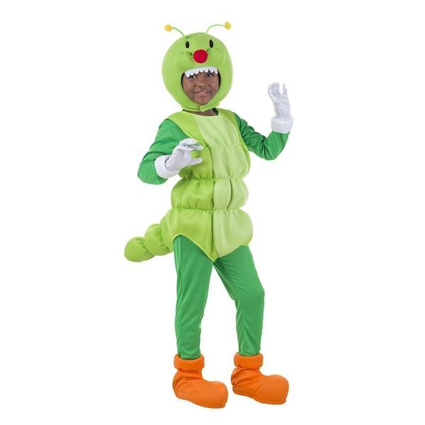 DISFRAZ GUSANO VERDE INFANTIL