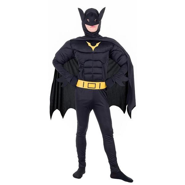 DISFRAZ SUPERHÉROE MURCIÉLAGO CON CAPA HOMBRE