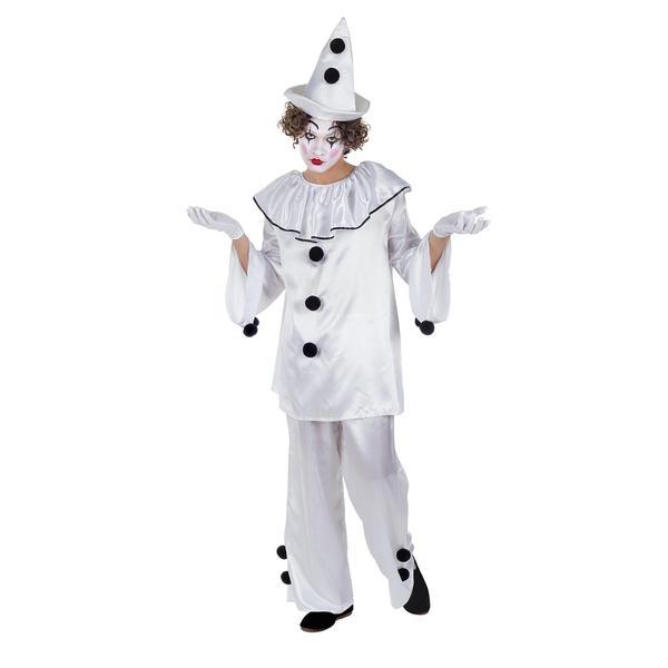 DISFRAZ PIERROT BLANCO HOMBRE