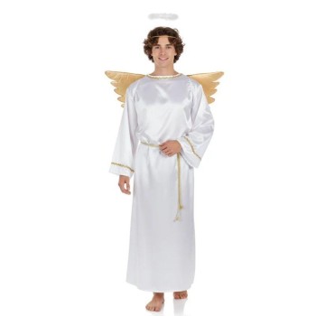 DISFRAZ DE ÁNGEL CON ALAS ADULTO UNISEX