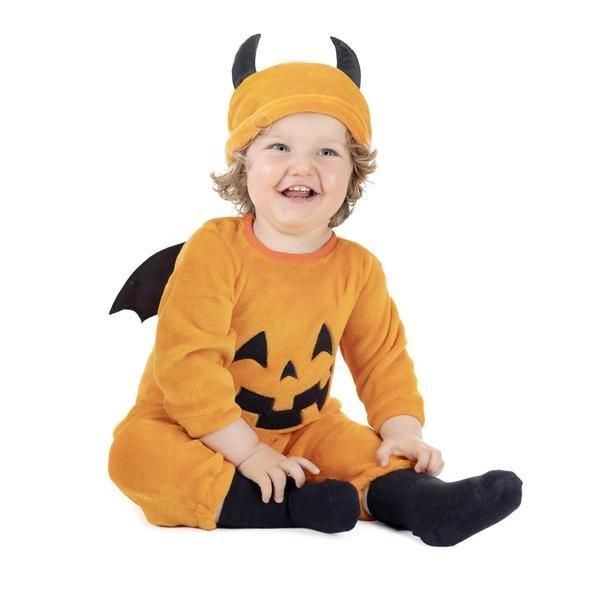 DISFRAZ DEMONIO CALABAZA BEBÉ