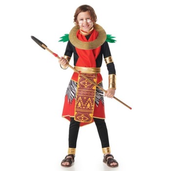 DISFRAZ DE GUERRERO MASSAI INFANTIL UNISEX