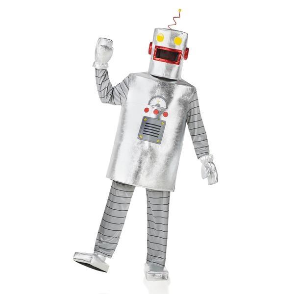 DISFRAZ DE TEA ROBOT POT PLATEADO ADULTO UNISEX
