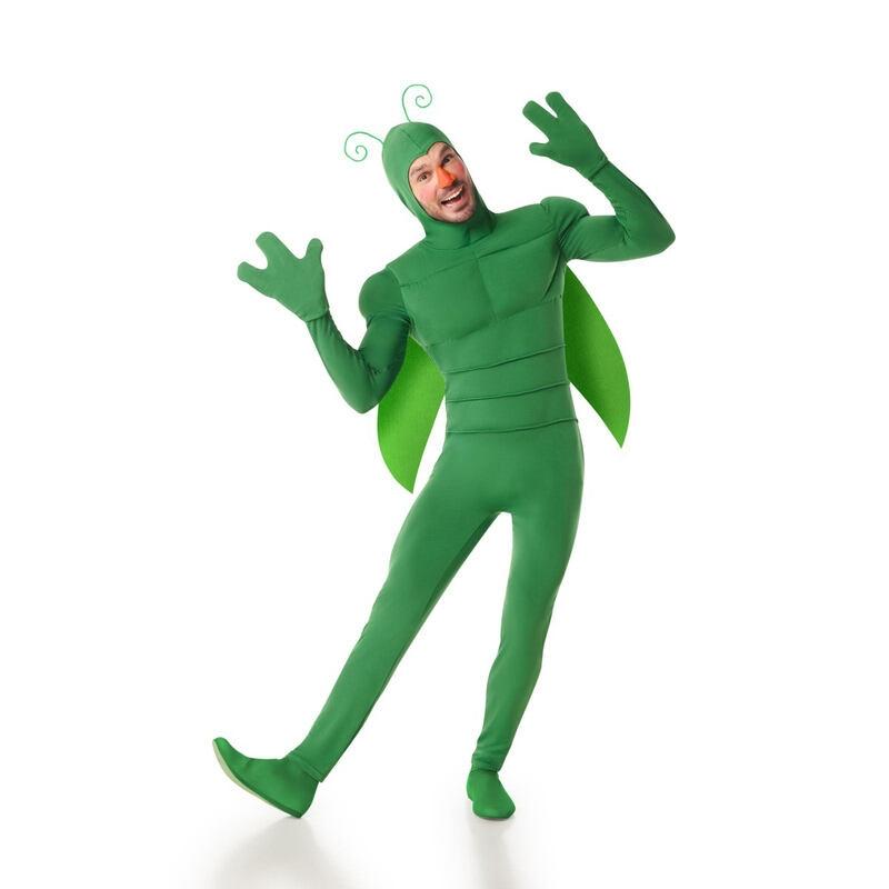 DISFRAZ DE SALTAMONTES VERDE PARA HOMBRE