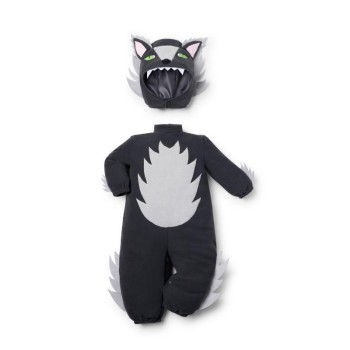 DISFRAZ DE LOBO INFANTIL CON MONO Y CAPUCHA