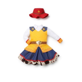 DISFRAZ VAQUERA INFANTIL CON SOMBRERO Y FALDA