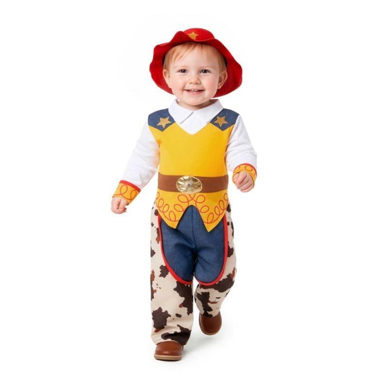 DISFRAZ DE COWBOY INFANTIL CON SOMBRERO Y MONO