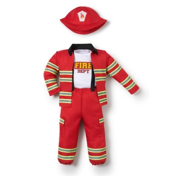 DISFRAZ BOMBERO BEBÉ