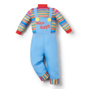 DISFRAZ BEBÉ MUÑECO CHUCKY MONO Y CAMISETA