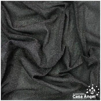 LAMÉ DE PUNTO NEGRO CON LÚREX SERIE CARIBE 150cm