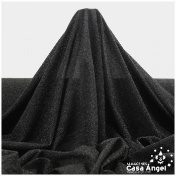 LAMÉ DE PUNTO NEGRO CON LÚREX SERIE CARIBE 150cm