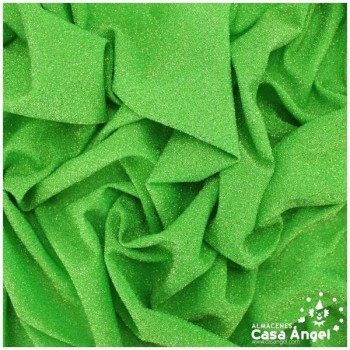 LAMÉ DE PUNTO PISTACHO CON LÚREX SERIE CARIBE 150cm
