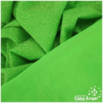 LAMÉ DE PUNTO PISTACHO CON LÚREX SERIE CARIBE 150cm