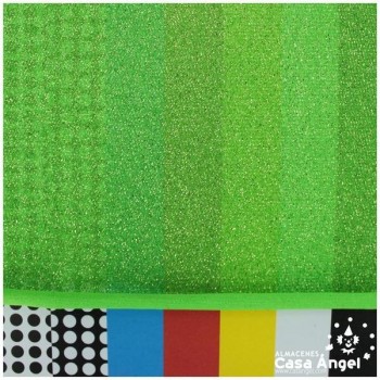 LAMÉ DE PUNTO PISTACHO CON LÚREX SERIE CARIBE 150cm