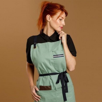 DELANTAL PETO MODELO CARDAMOMO VERDE MENTA