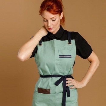 DELANTAL PETO MODELO CARDAMOMO VERDE MENTA