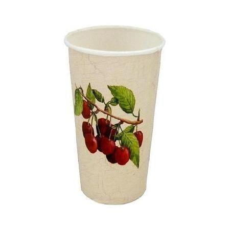 VASOS CON CEREZAS