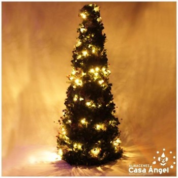ÁRBOL DE NAVIDAD CÓNICO CON ILUMINACIÓN 130cm