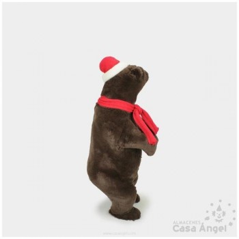 OSO PEQUEÑO DE PELO MARRÓN DECORACIÓN 75cm